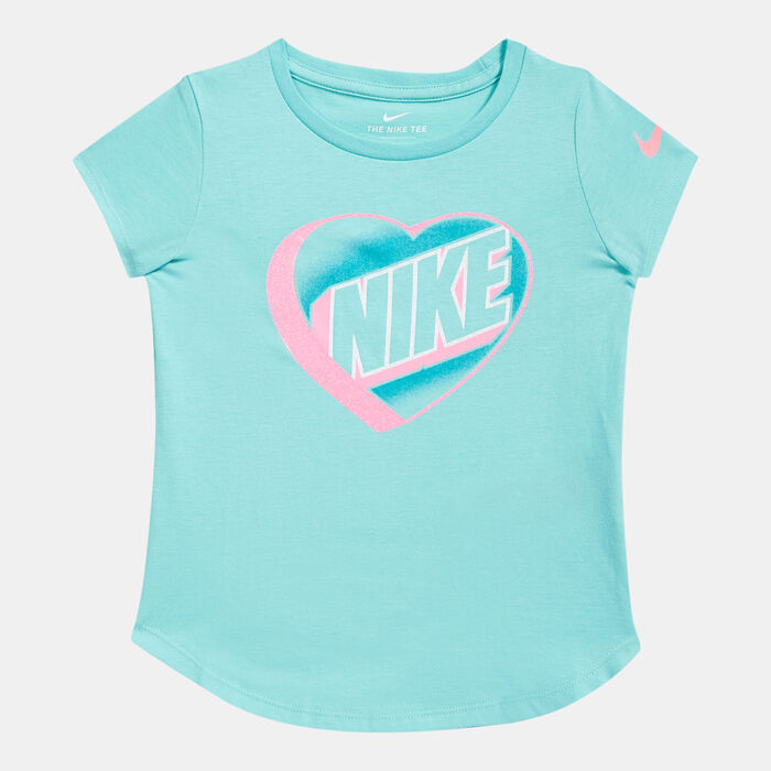 Nike Kids' 3D Heart T-Shirt (Baby & Toddler) Blue Nike Kids' 3D Heart T-Shirt (Baby & Toddler) Blue image number 0