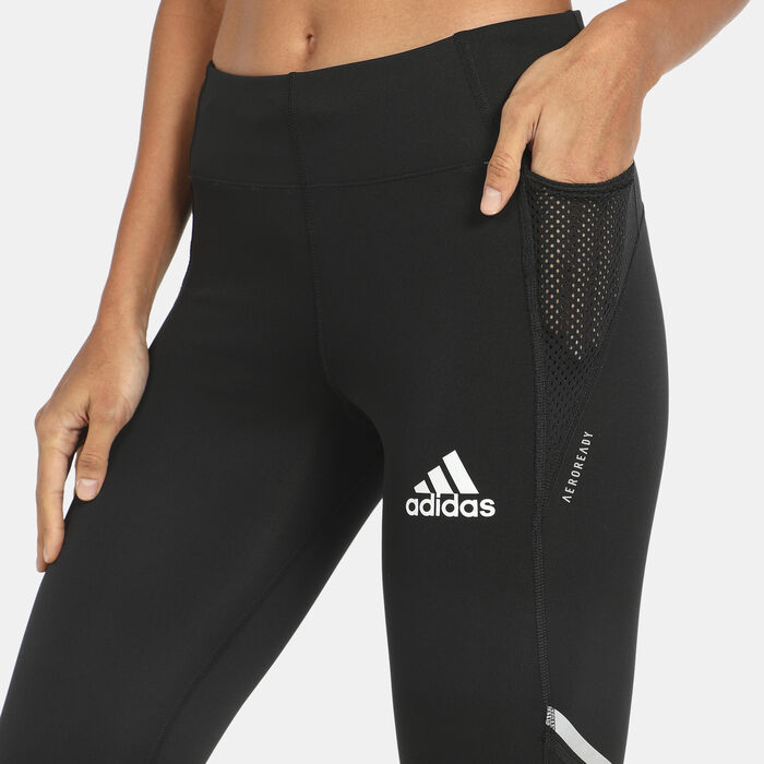adidas Women's How We Do Glam On 7/8 Leggings Black adidas Women's How We Do Glam On 7/8 Leggings Black image number 3