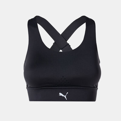 PUMA Women's PWRbreathe Running Sports Bra Black PUMA Women's PWRbreathe Running Sports Bra Black