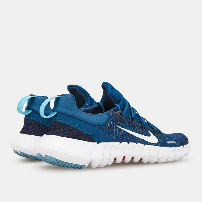 Nike Men's Free RN 5.0 2021 Shoe Blue image number 3