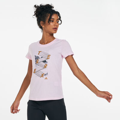 adidas Women's Terrex Nature Graphic T-Shirt Pink