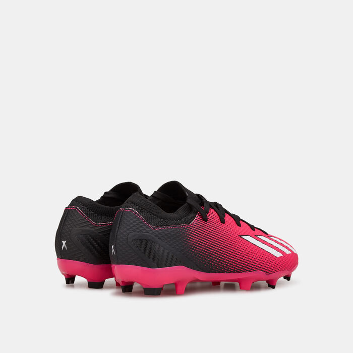 adidas Kids' X Speedportal.3 Firm Ground Football Shoe Pink adidas Kids' X Speedportal.3 Firm Ground Football Shoe Pink image number 2