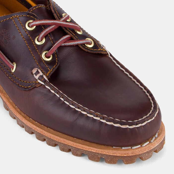 Timberland Women's Authentic 3-Eye Lug Classic Shoes Brown Timberland Women's Authentic 3-Eye Lug Classic Shoes Brown image number 4