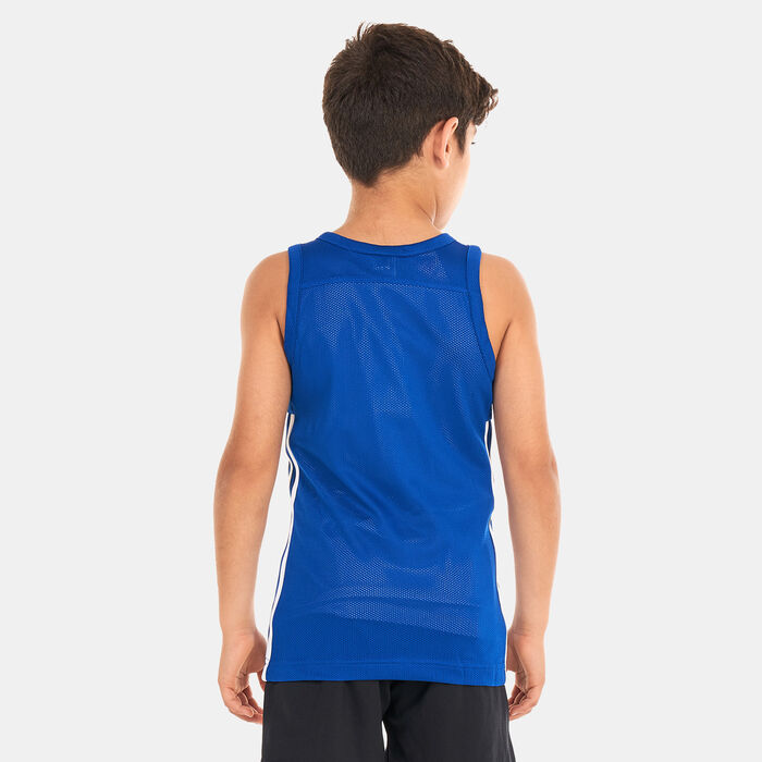 adidas Kids' 3G Speed Reversible Jersey Blue adidas Kids' 3G Speed Reversible Jersey Blue image number 1