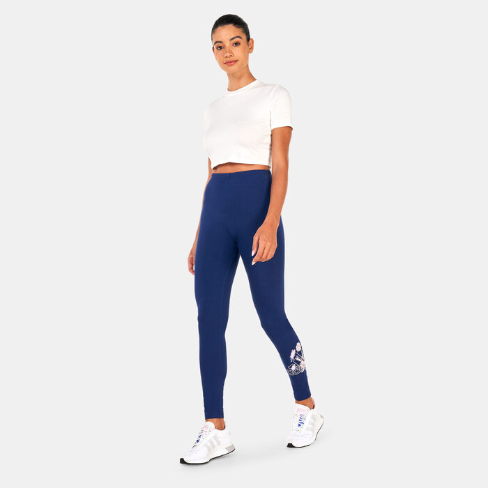 adidas Women's Bloom Leggings Blue image number 2