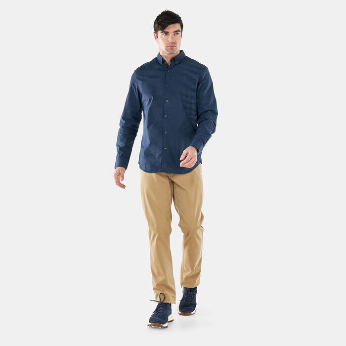 Timberland Men's Suncook River Poplin GIngham Shirt Blue Timberland Men's Suncook River Poplin GIngham Shirt Blue image number 2