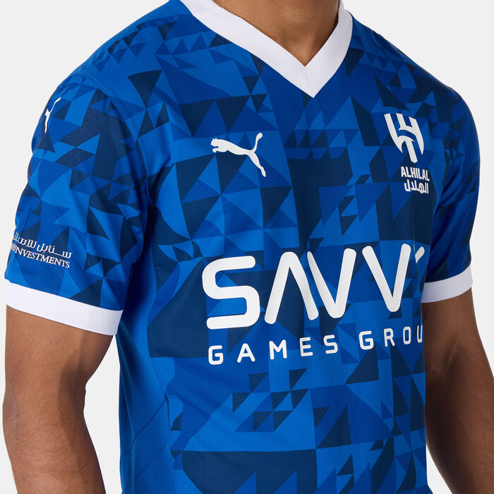 PUMA Men's Al Hilal 24/25 Home Authentic Football Jersey Blue PUMA Men's Al Hilal 24/25 Home Authentic Football Jersey Blue image number 3