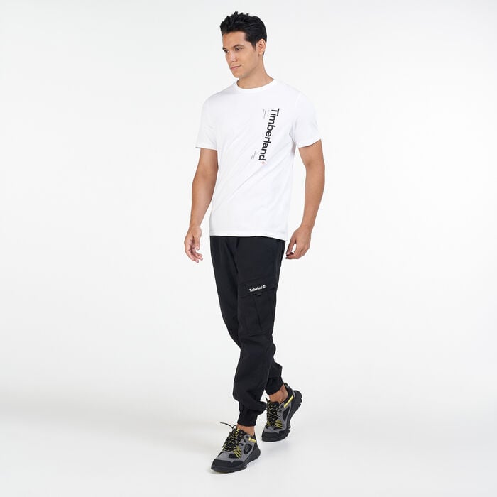 Timberland Men's Kennebec River Logo Carrier T-Shirt White Timberland Men's Kennebec River Logo Carrier T-Shirt White image number 2