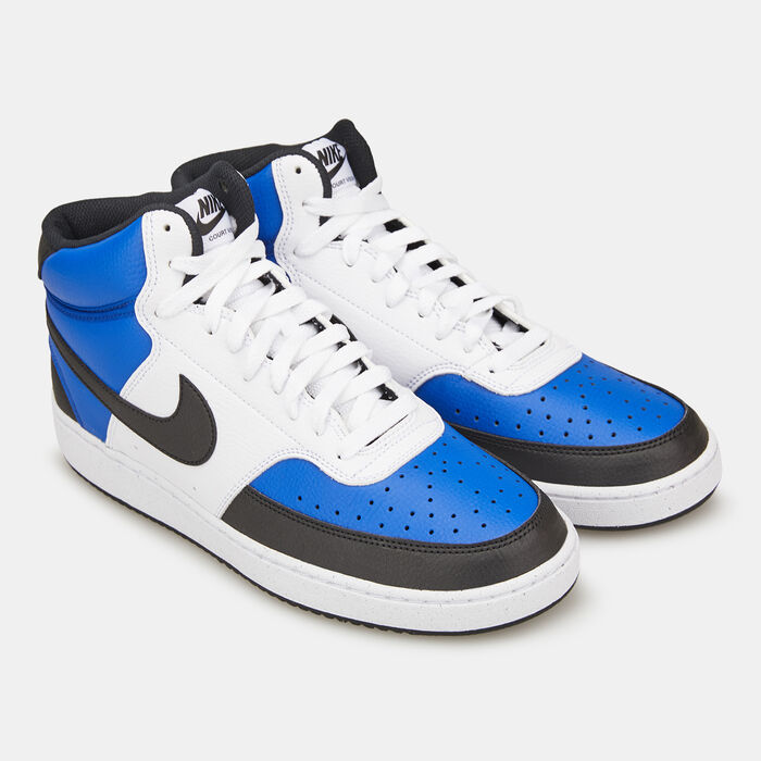 Nike Men's Court Vision Mid Next Nature Shoe Blue Nike Men's Court Vision Mid Next Nature Shoe Blue image number 1
