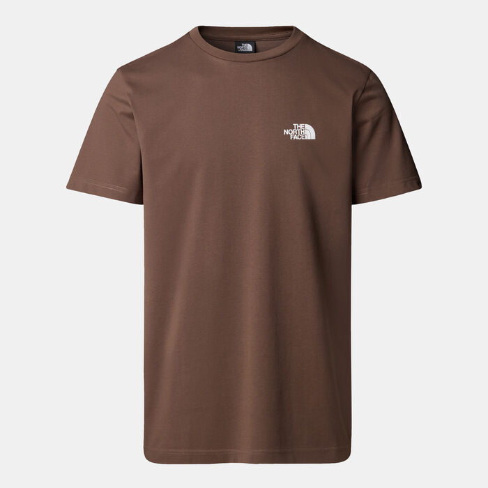 The North Face Men's Simple Dome T-Shirt Brown The North Face Men's Simple Dome T-Shirt Brown image number 0