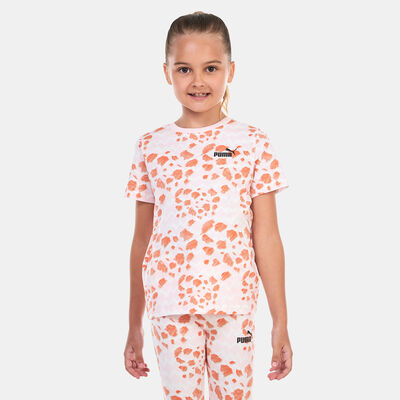 PUMA Kids' Essentials Mix Match Printed T-Shirt Pink PUMA Kids' Essentials Mix Match Printed T-Shirt Pink