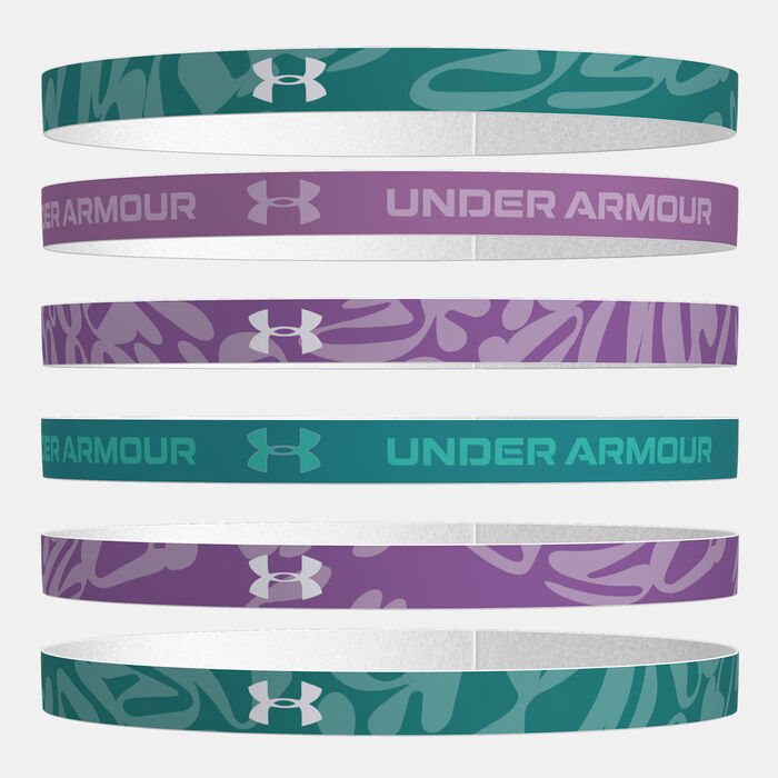Under Armour Kids' Graphic Headbands - 6 Pieces (Younger and Older Kids) Green Under Armour Kids' Graphic Headbands - 6 Pieces (Younger and Older Kids) Green image number 2