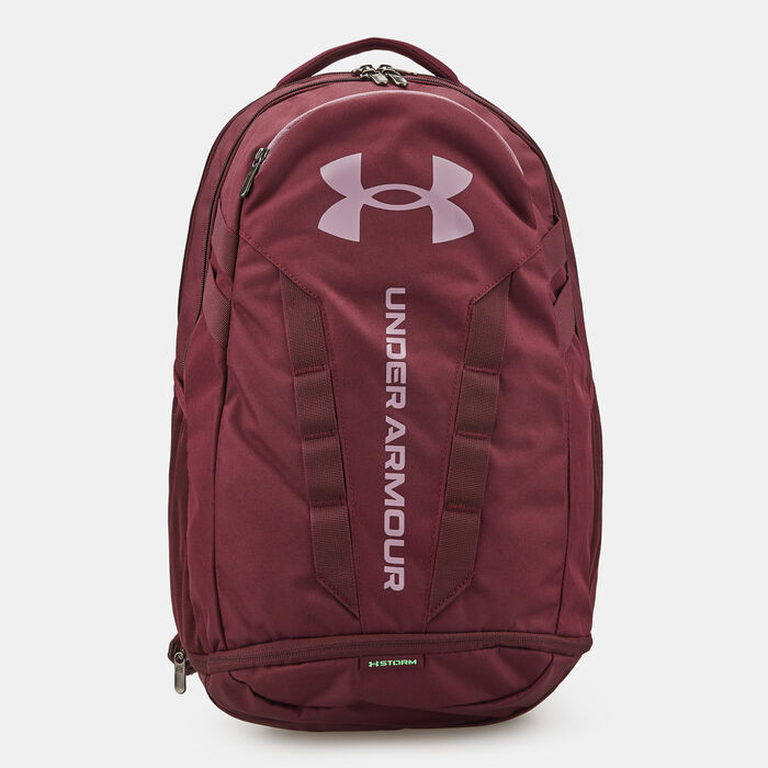 Under Armour UA Hustle 5.0 Backpack Red Under Armour UA Hustle 5.0 Backpack Red image number 0