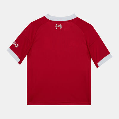 adidas Kids' Liverpool 25/26 Home Replica Football Jersey Red