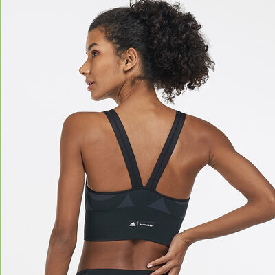 adidas Women's Marimekko Long-Line Sports Bra Black adidas Women's Marimekko Long-Line Sports Bra Black