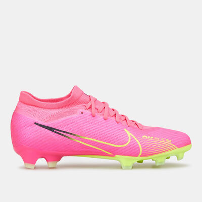 Nike Men's Mercurial Vapor 15 Pro Firm-Ground Football Shoes Pink