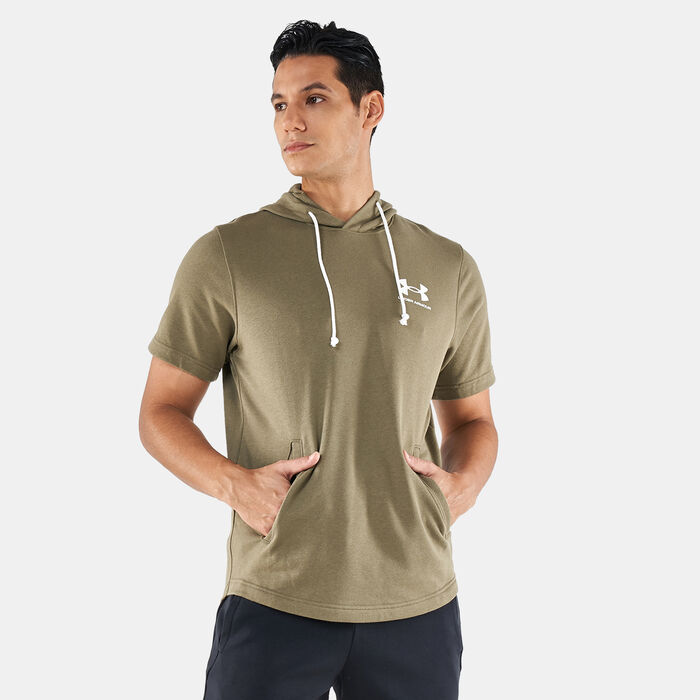 Under Armour Men's UA Rival Terry LC Hoodie Green Under Armour Men's UA Rival Terry LC Hoodie Green image number 0