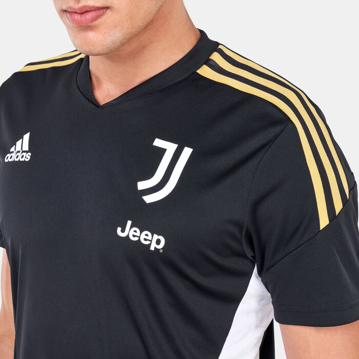 adidas Men's Juventus Condivo 22 Training Jersey Black adidas Men's Juventus Condivo 22 Training Jersey Black image number 3
