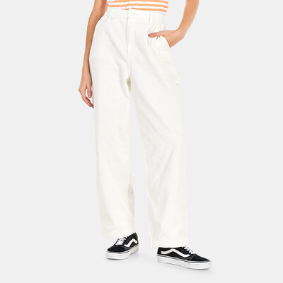 Vans Women's Ground Work Pants White