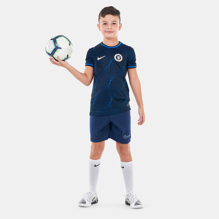 Nike Kids' Chelsea 23/24 Away Replica Football Jersey (Older Kids) Blue image number 2