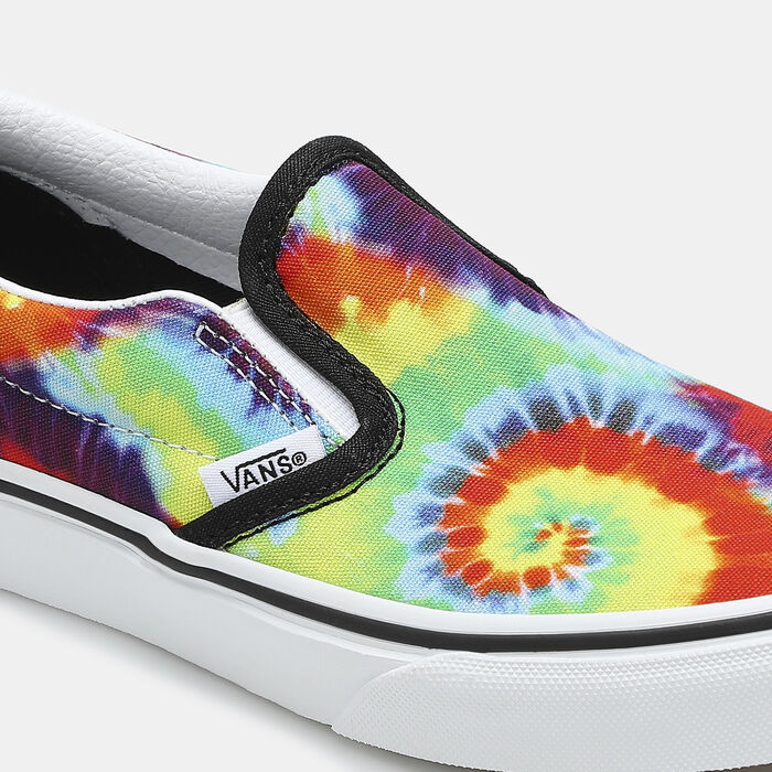 Vans Kids’ Spiral Tie Dye Classic Slip-On Unisex Shoe Green Vans Kids’ Spiral Tie Dye Classic Slip-On Unisex Shoe Green image number 4