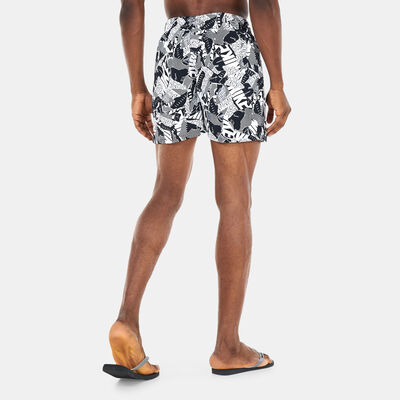 Nike Swim Men's Swim Collage Icon 5-Inch Volley Shorts Black