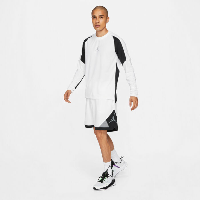 Jordan Men's Air Jordan Dri-FIT Diamond Shorts White Jordan Men's Air Jordan Dri-FIT Diamond Shorts White image number 2