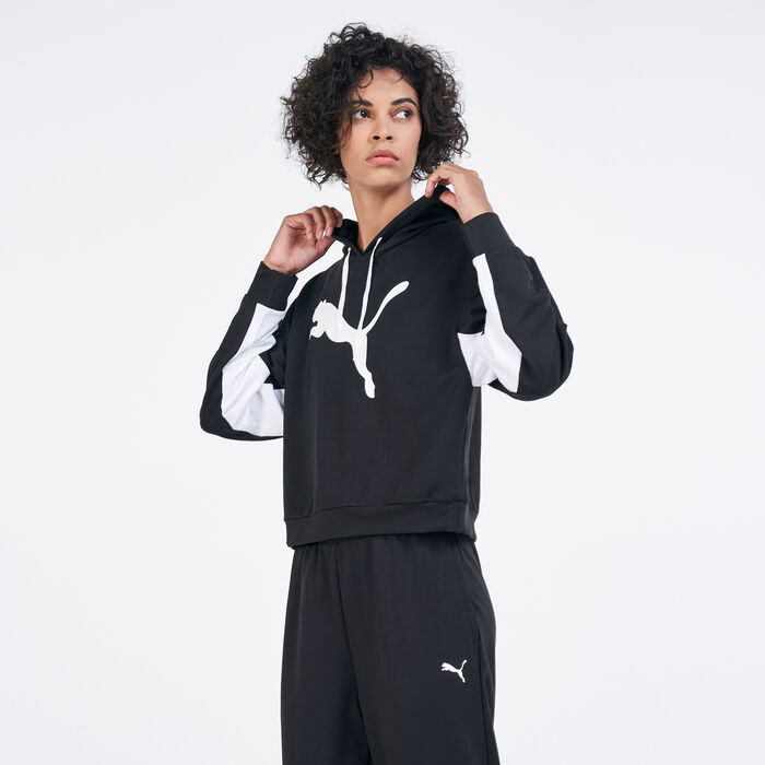 PUMA Women's Modern Sports Hoodie Black PUMA Women's Modern Sports Hoodie Black image number 0