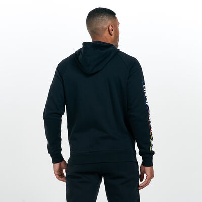 Under Armour Men's Rival Fleece Lockertag Full-Zip Hoodie Black