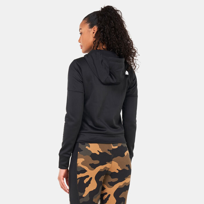 The North Face Women's Reaxion Full Zip Hoodie Red The North Face Women's Reaxion Full Zip Hoodie Red image number 1