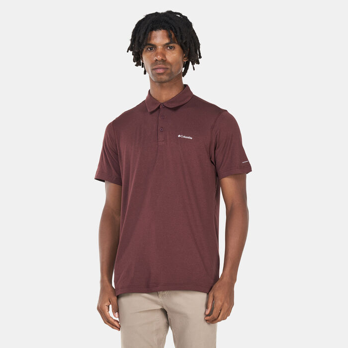 Columbia Men's Tech Trail™ Polo T-Shirt Purple Columbia Men's Tech Trail™ Polo T-Shirt Purple image number 0