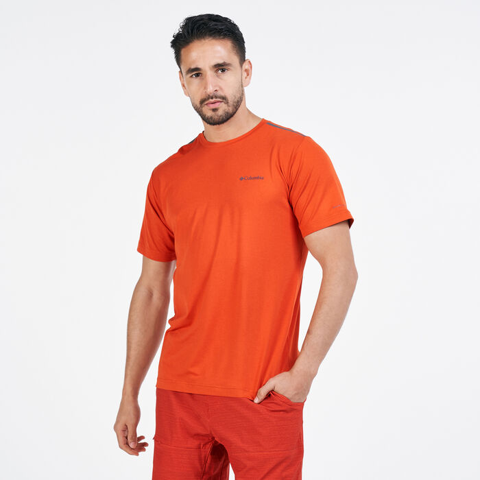 Columbia Men's Tech Trail™ T-Shirt Orange Columbia Men's Tech Trail™ T-Shirt Orange image number 0