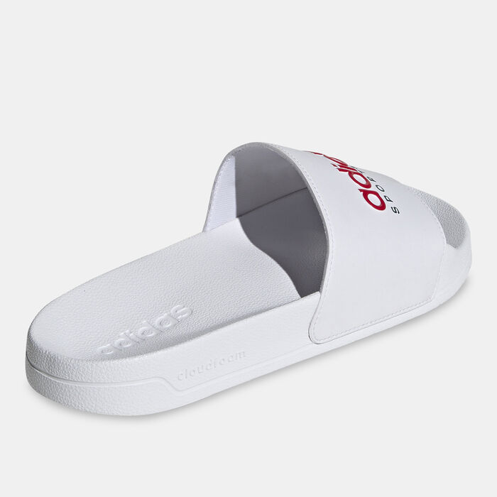 adidas Men's Adilette Shower Slides White image number 2