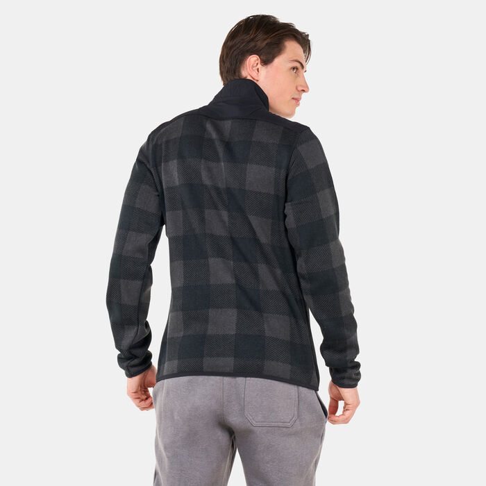 Columbia Men's Sweater Weather™ II Printed Fleece Half-Zip Jacket Black Columbia Men's Sweater Weather™ II Printed Fleece Half-Zip Jacket Black image number 1