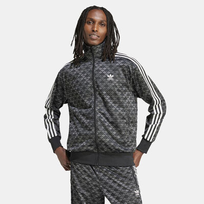 adidas Originals Men's Firebird Classic Mono Track Top Black