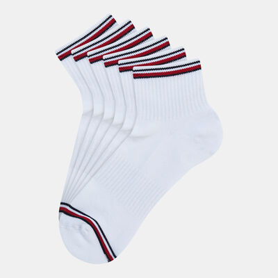 Sun and Sand Sports Men's Cotton Crew Socks White