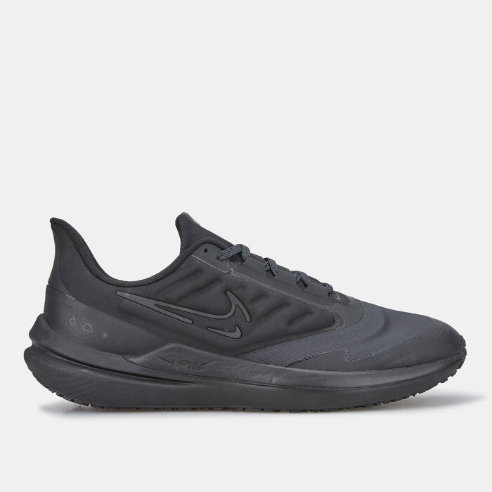 Nike Men's Air Winflo 9 Shield Shoe Black Nike Men's Air Winflo 9 Shield Shoe Black image number 0