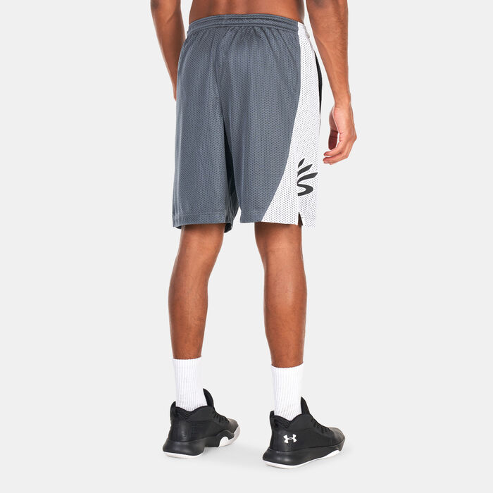 Under Armour Men's Curry Splash 9-inch Shorts Grey Under Armour Men's Curry Splash 9-inch Shorts Grey image number 1