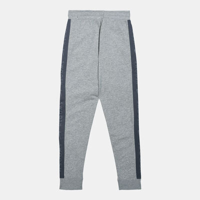 Nike Kids' Sportswear Swoosh Fleece Sweatpants (Older Kids) Grey