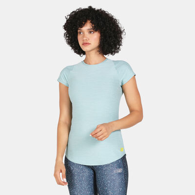 New Balance Women's Transform Perfect T-Shirt Blue