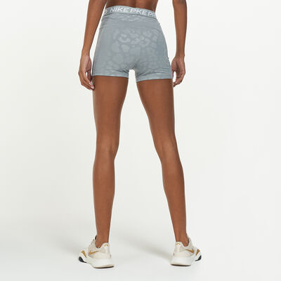 Nike Women's Pro Dri-FIT High-Rise Shorts Grey