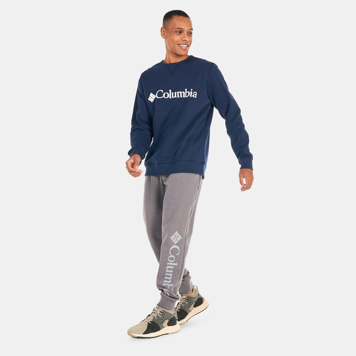 Columbia Men's Columbia™ Logo Fleece Crew Sweatshirt Blue Columbia Men's Columbia™ Logo Fleece Crew Sweatshirt Blue image number 2