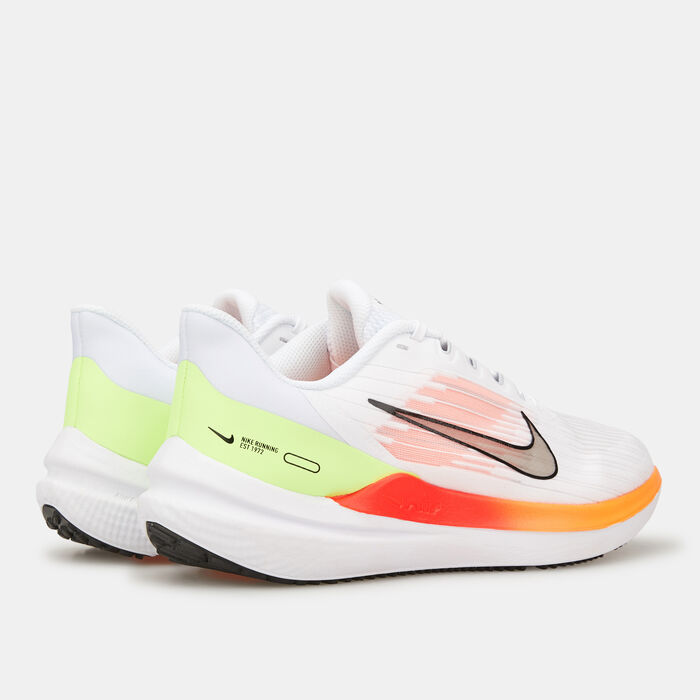 Nike Men's Air Winflo 9 Road Running Shoe White Nike Men's Air Winflo 9 Road Running Shoe White image number 3