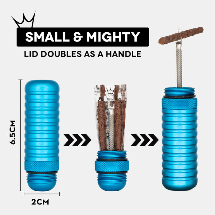 Peaty’s Holeshot Tubeless Puncture Kit Black Peaty’s Holeshot Tubeless Puncture Kit Black image number 3