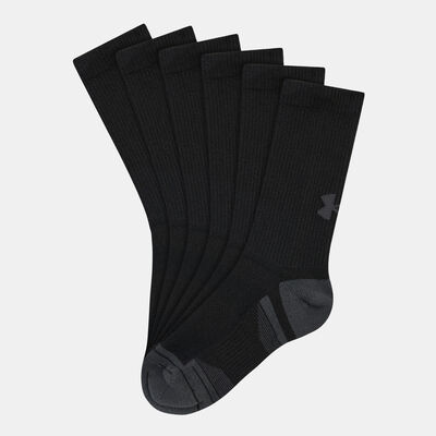 Under Armour Performance Tech Crew Socks (3 Pairs) Black Under Armour Performance Tech Crew Socks (3 Pairs) Black
