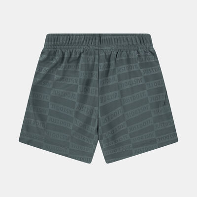 Nike Kids' Sportswear Dri-FIT Textured Club Shorts Green
