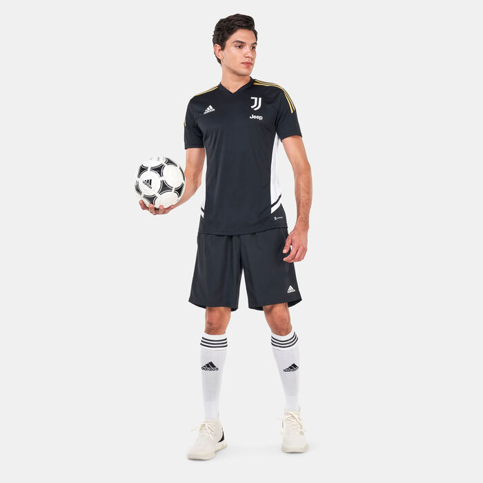 adidas Men's Juventus Condivo 22 Training Jersey Black adidas Men's Juventus Condivo 22 Training Jersey Black image number 2