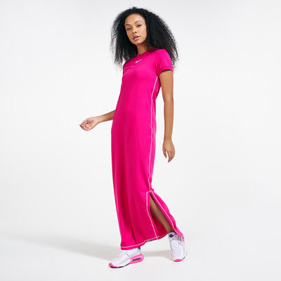 Nike Women's Sportswear Icon Clash Maxi Dress Pink