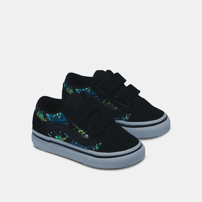 Vans Kids' Old Skool V Shoes Black image number 1