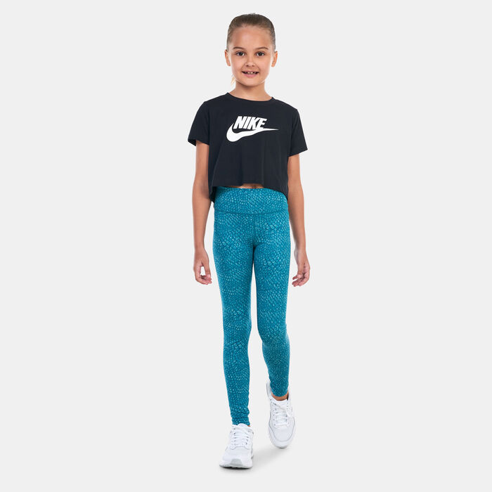 Nike Kids' Dri-FIT One Training Leggings (Older Kids) Green image number 2